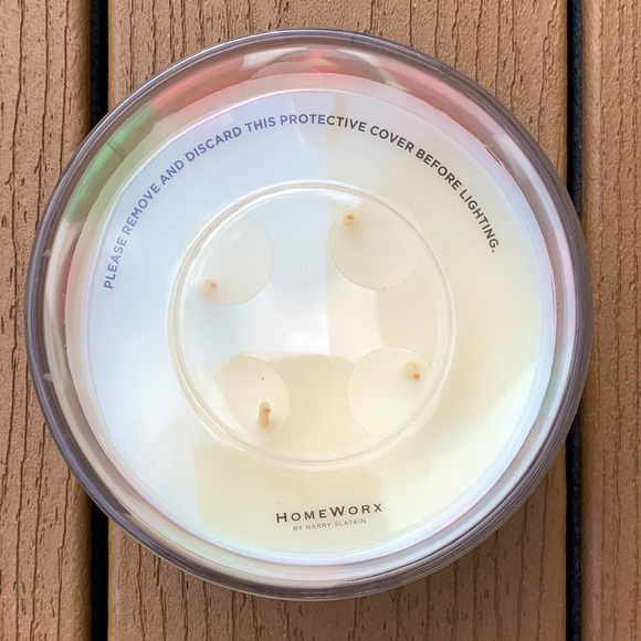 🆕HARRY SLATKIN HOMEWORX “SPICED GINGERBREAD PUDDING” 18OZ CANDLE 4-WICK NWT!! - Picture 2 of 5